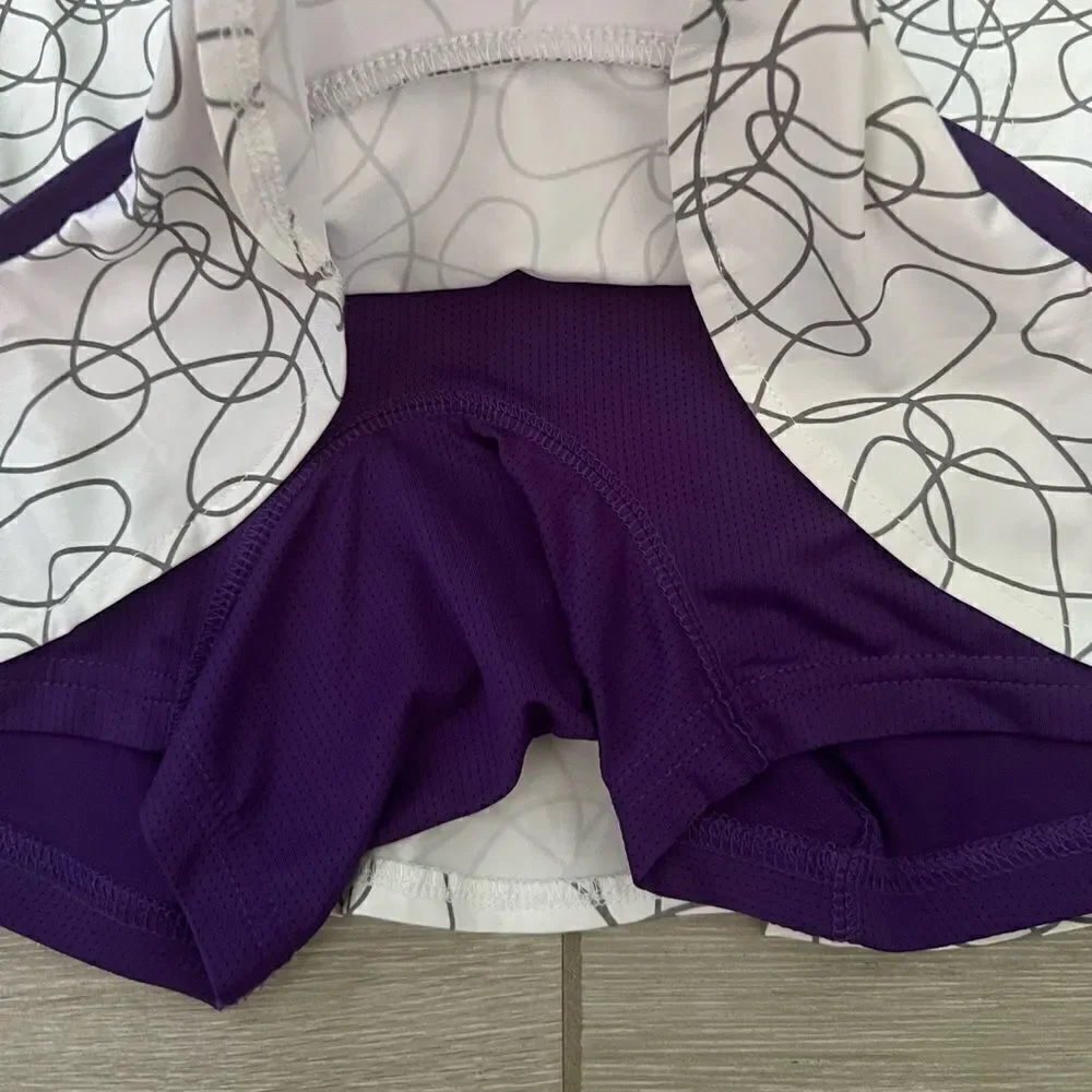 Jofit Sierra Swirl Piped Ruffle Golf Tennis Skort Ladies size Large - Picture 2 of 8